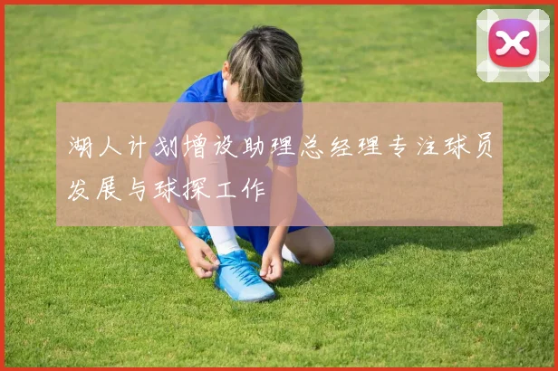 湖人计划增设助理总经理专注球员发展与球探工作